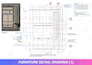 create furniture and interior technical drawings